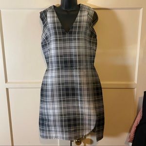 Viktor & Rolf Plaid Sheath Dress Size 8 NWT